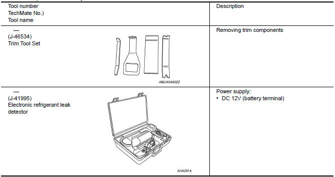 Nissan Maxima. Special Service Tool