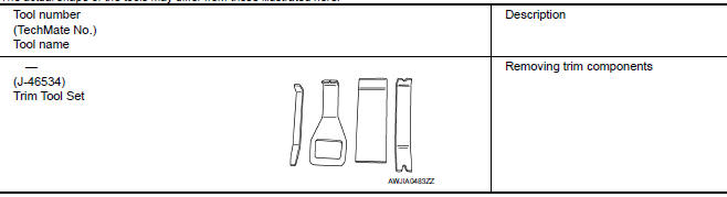 Nissan Maxima. Special Service Tool