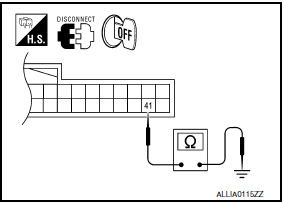 Nissan Maxima. CHECK PUSH-BUTTON IGNITION SWITCH ILLUMINATION POWER SUPPLY SHORT CIRCUIT