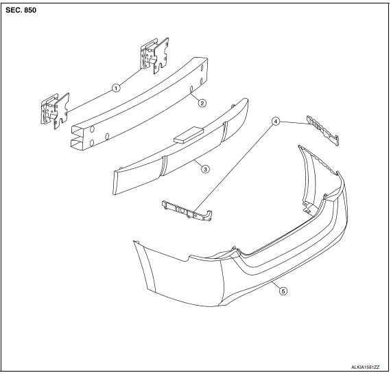 Nissan Maxima. Exploded View