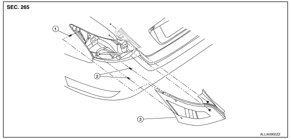 Nissan Maxima. Exploded View