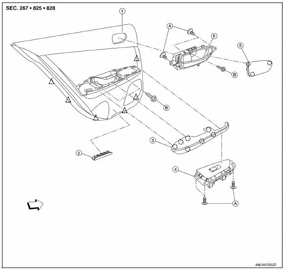 Nissan Maxima. Exploded View