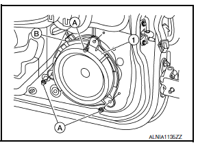 Nissan Maxima. REAR DOOR SPEAKER