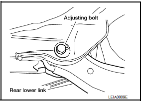 Nissan Maxima. REAR LOWER LINK & COIL SPRING