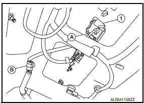 Nissan Maxima Service and Repair Manual - Rear view camera - Removal