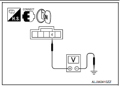 Nissan Maxima. CHECK RECLINING SENSOR POWER SUPPLY