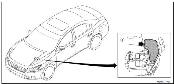 Nissan Maxima. Component Parts Location