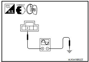 Nissan Maxima. CHECK REMOTE KEYLESS ENTRY RECEIVER OUTPUT SIGNAL