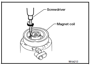 Nissan Maxima. Removal and Installation for Compressor Clutch