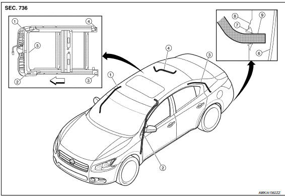 Nissan Maxima. DRAIN HOSES