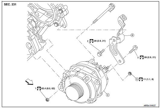 Nissan Maxima. Exploded View