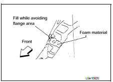 Nissan Maxima. FOAM REPAIR