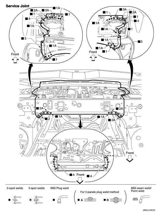 Nissan Maxima. Parcel Shelf