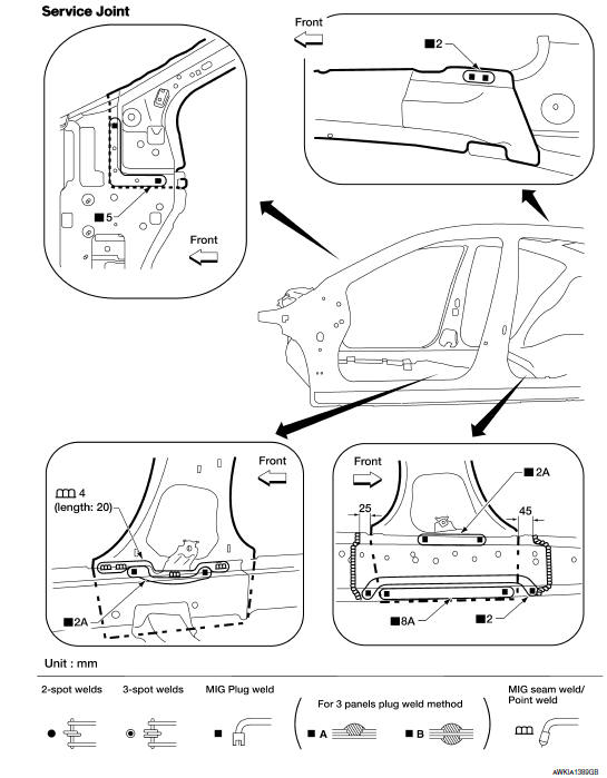 Nissan Maxima. Body Side Inner