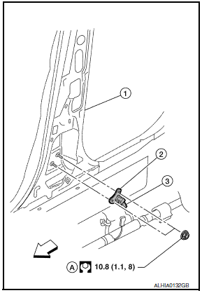 Nissan Maxima. SIDE AIR BAG (SATELLITE) SENSOR