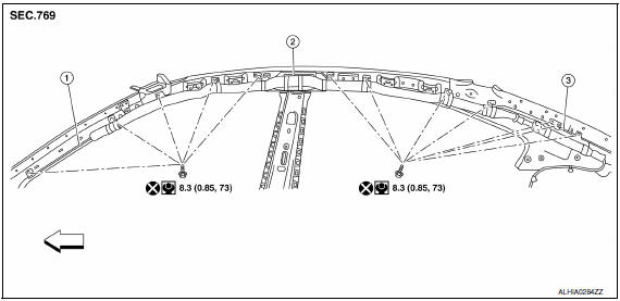 Nissan Maxima. SIDE CURTAIN AIR BAG MODULE