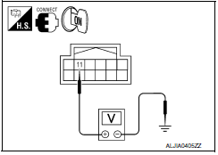 Nissan Maxima. CHECK SLIDING SENSOR POWER SUPPLY