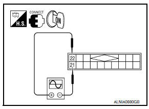 Nissan Maxima. CHECK LEFT CHANNEL AUDIO SIGNAL