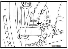 Nissan Maxima. STEERING GEAR AND LINKAGE