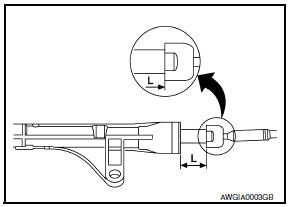 Nissan Maxima. FRONT WHEEL TURNING ANGLE