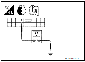 Nissan Maxima. CHECK STEP LAMP OUTPUT