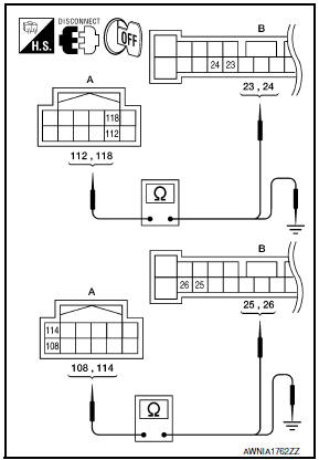 Nissan Maxima. HARNESS CHECK