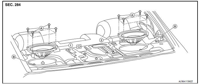 Nissan Maxima. SUBWOOFER