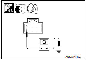 Nissan Maxima. CHECK SUNROOF SWITCH GROUND CIRCUIT