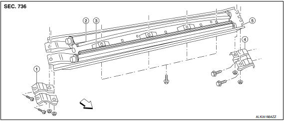 Nissan Maxima. Exploded View