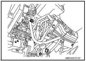 Nissan Maxima. TIRE PRESSURE WARNING CHECK CONNECTOR