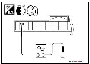 Nissan Maxima. CHECK BCM OUTPUT SIGNAL