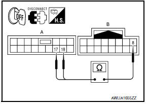 Nissan Maxima. CHECK TURN SIGNAL LAMP CIRCUIT FOR OPEN