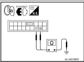 Nissan Maxima. CHECK TURN SIGNAL LAMP SHORT CIRCUIT