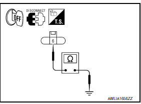 Nissan Maxima. CHECK TURN SIGNAL LAMP GROUND CIRCUIT