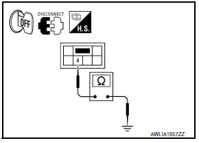 Nissan Maxima. CHECK TURN SIGNAL LAMP GROUND CIRCUIT