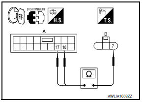 Nissan Maxima. CHECK TURN SIGNAL LAMP CIRCUIT FOR OPEN