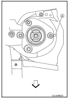 Nissan Maxima. FRONT COIL SPRING AND STRUT