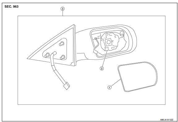 Nissan Maxima. Exploded View