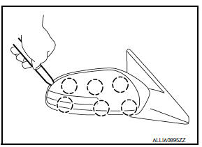 Nissan Maxima. DOOR MIRROR COVER