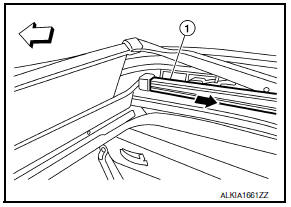 Nissan Maxima. WIND DEFLECTOR