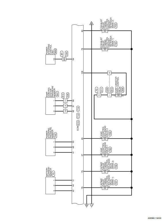 Nissan Maxima Service and Repair Manual - Wiring diagram - Engine