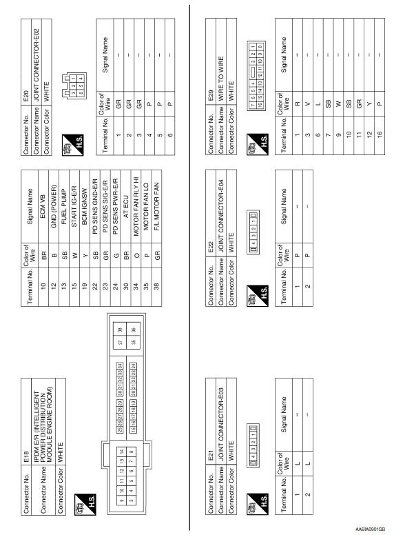 Nissan Maxima Service and Repair Manual - Wiring diagram - Engine