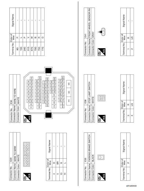 Nissan Maxima Service and Repair Manual - Wiring diagram - Brake