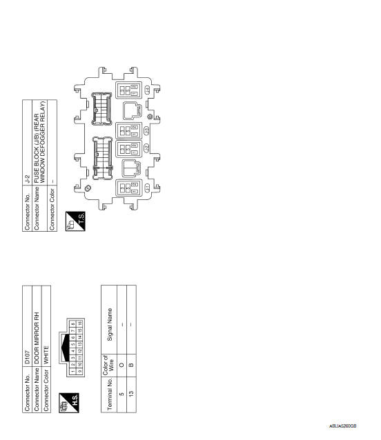 Nissan Maxima. REAR WINDOW DEFOGGER