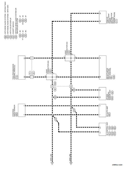 Nissan Maxima Service and Repair Manual - Wiring diagram - Lan system