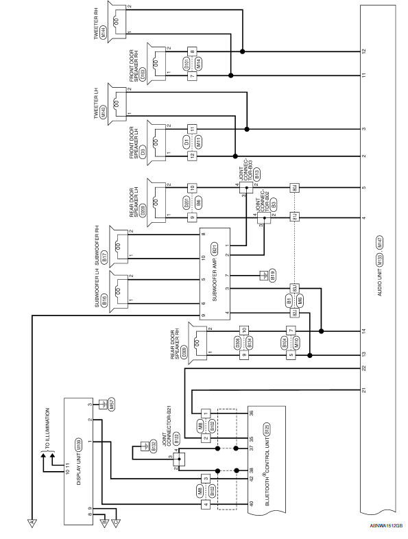 Nissan Maxima. MONOCHROME DISPLAY