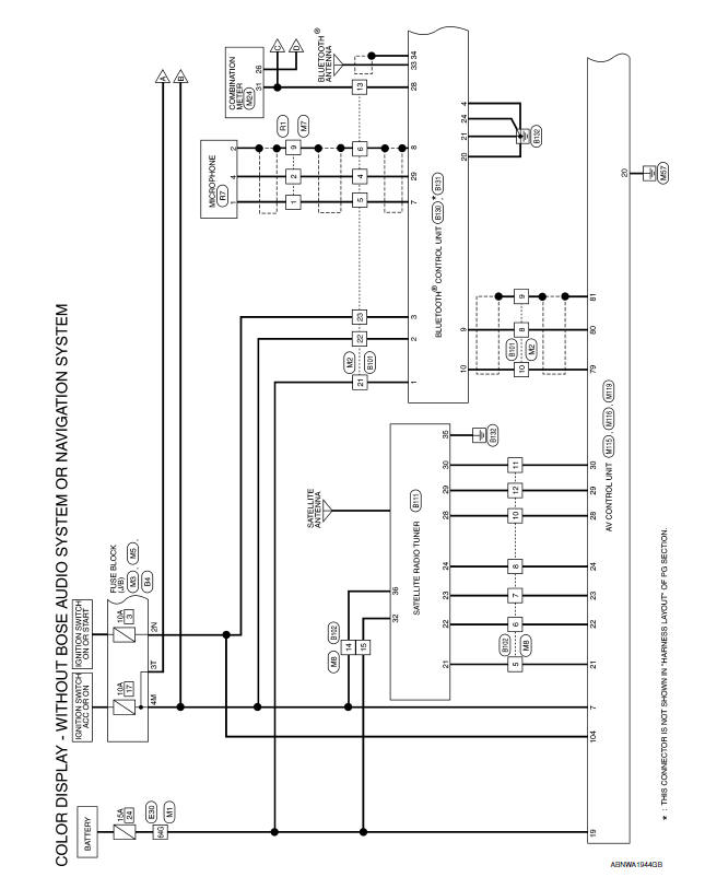 Nissan Maxima Service And Repair Manual Wiring Diagram Audio Visual Navigation System